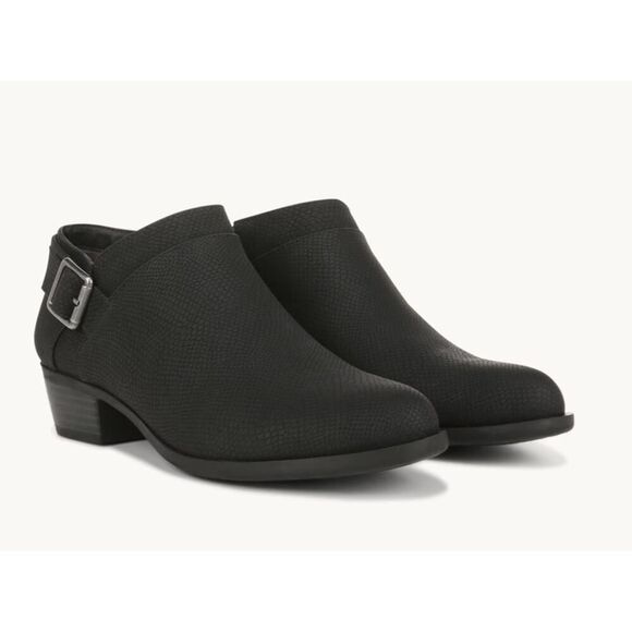 Life Stride Women Alexi Ankle Bootie Black Block Heel Zipper Buckle Flex Size 7M - Picture 12 of 13